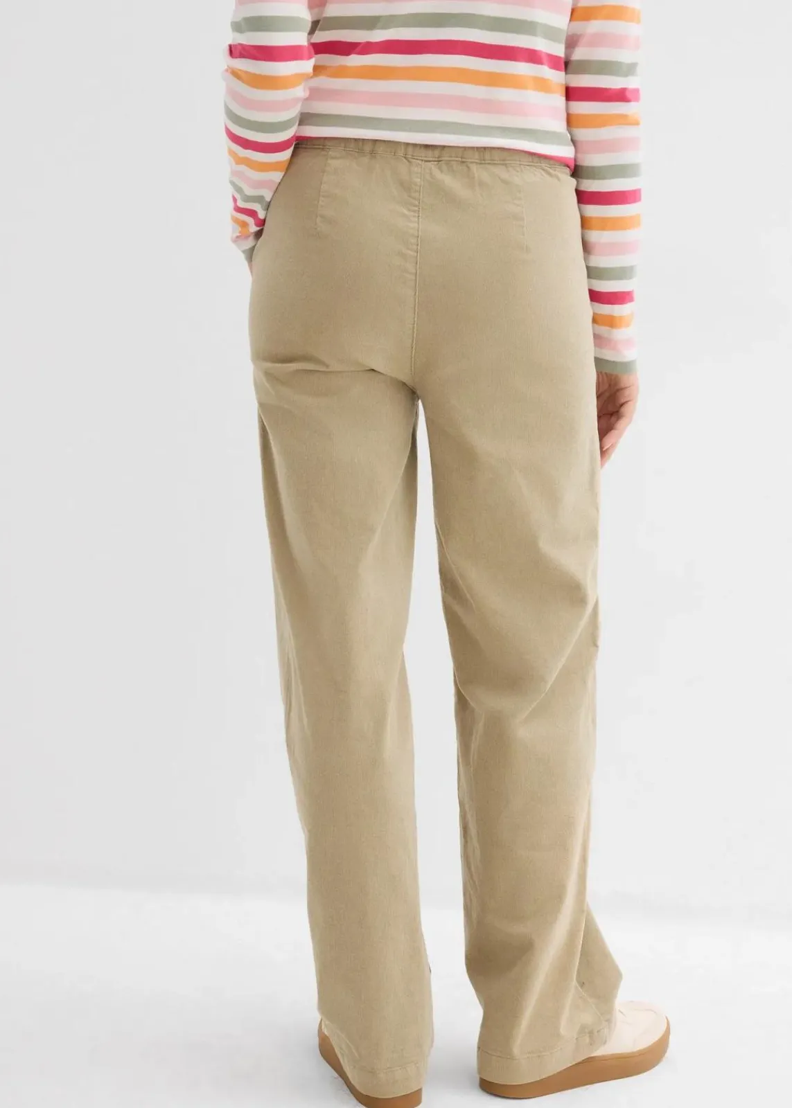 bonprix Hosen|Bekleidung·Kleider^Cordhose aus Baumwoll-Mix mattschilf