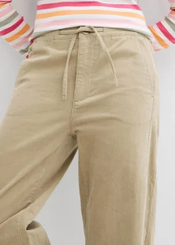 bonprix Hosen|Bekleidung·Kleider^Cordhose aus Baumwoll-Mix mattschilf
