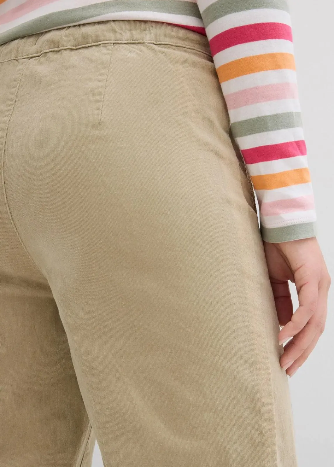 bonprix Hosen|Bekleidung·Kleider^Cordhose aus Baumwoll-Mix mattschilf