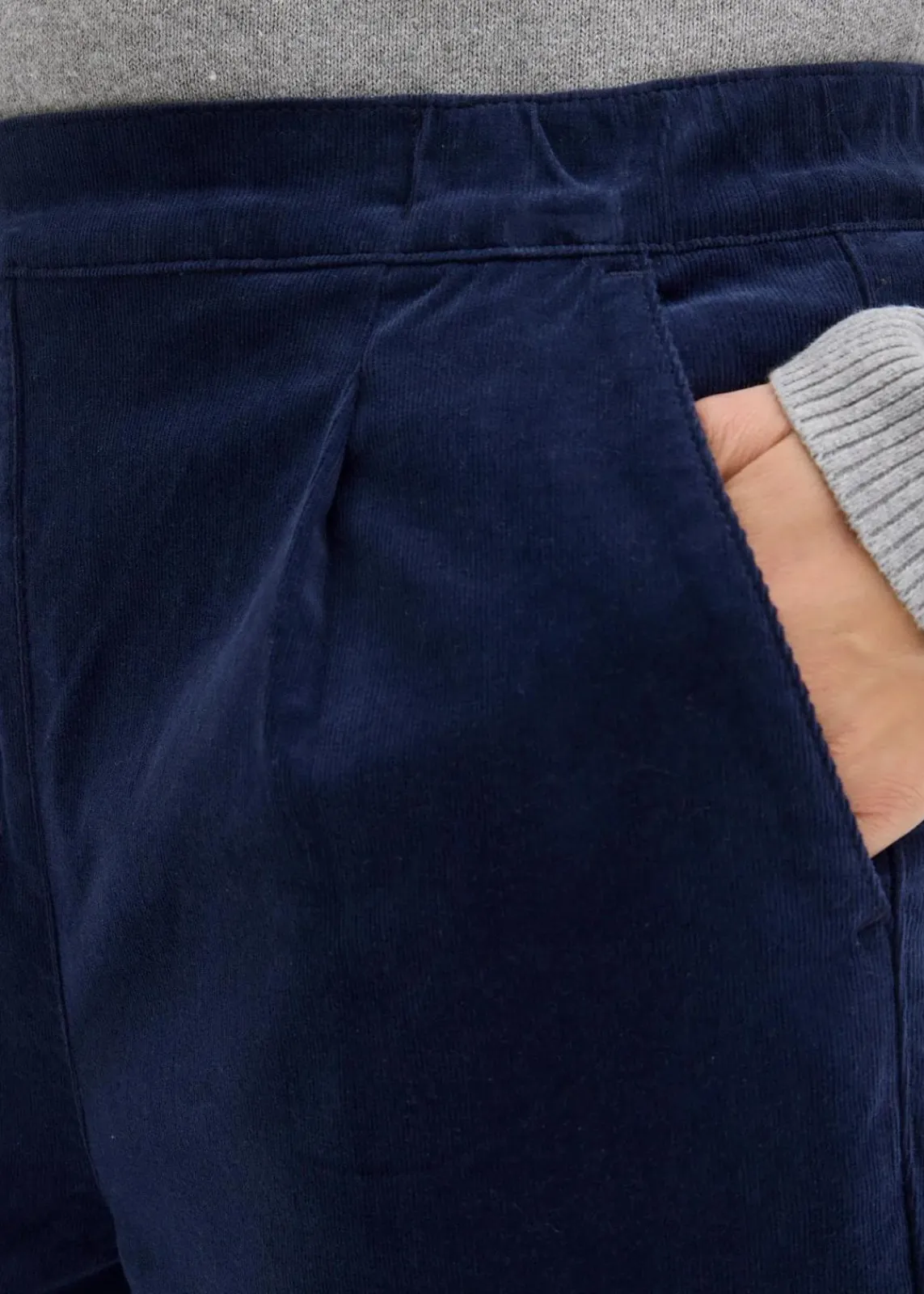 bonprix Bekleidung·Kleider|Nachhaltigere Materialien^Cordhose aus Bio-Baumwolle dunkelblau