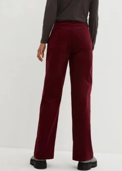 bonprix Nachhaltigere Materialien|Hosen^Cordhose aus Bio-Baumwolle mit Stretch ahornrot