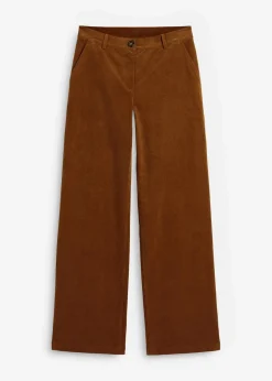 bonprix Nachhaltigere Materialien|Hosen^Cordhose aus Bio-Baumwolle mit Stretch cognac braun