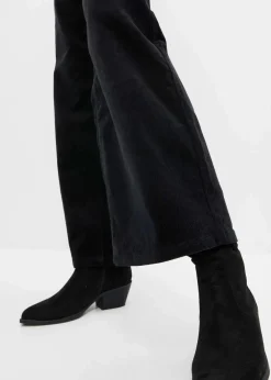 bonprix Hosen|Bekleidung·Kleider^Cordhose im Marlene-Stil schwarz