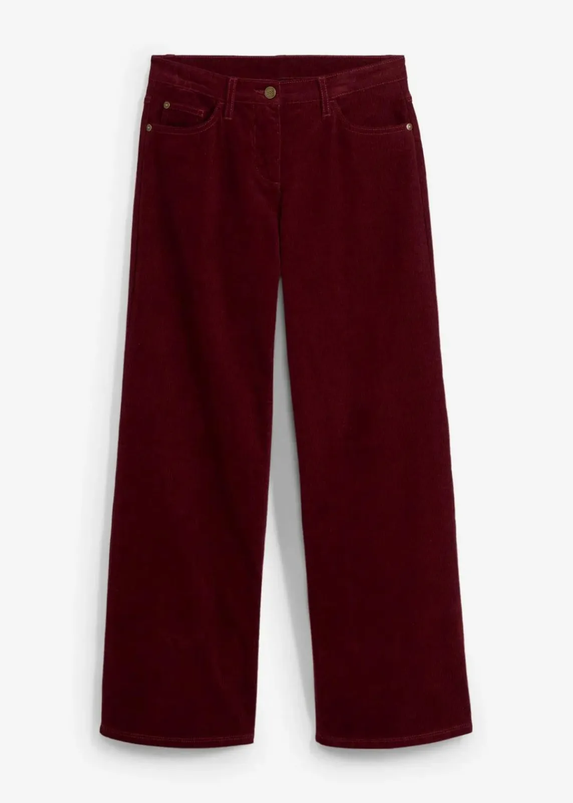 bonprix Bekleidung·Kleider|Hosen^Cordhose im Marlene-Stil ahornrot