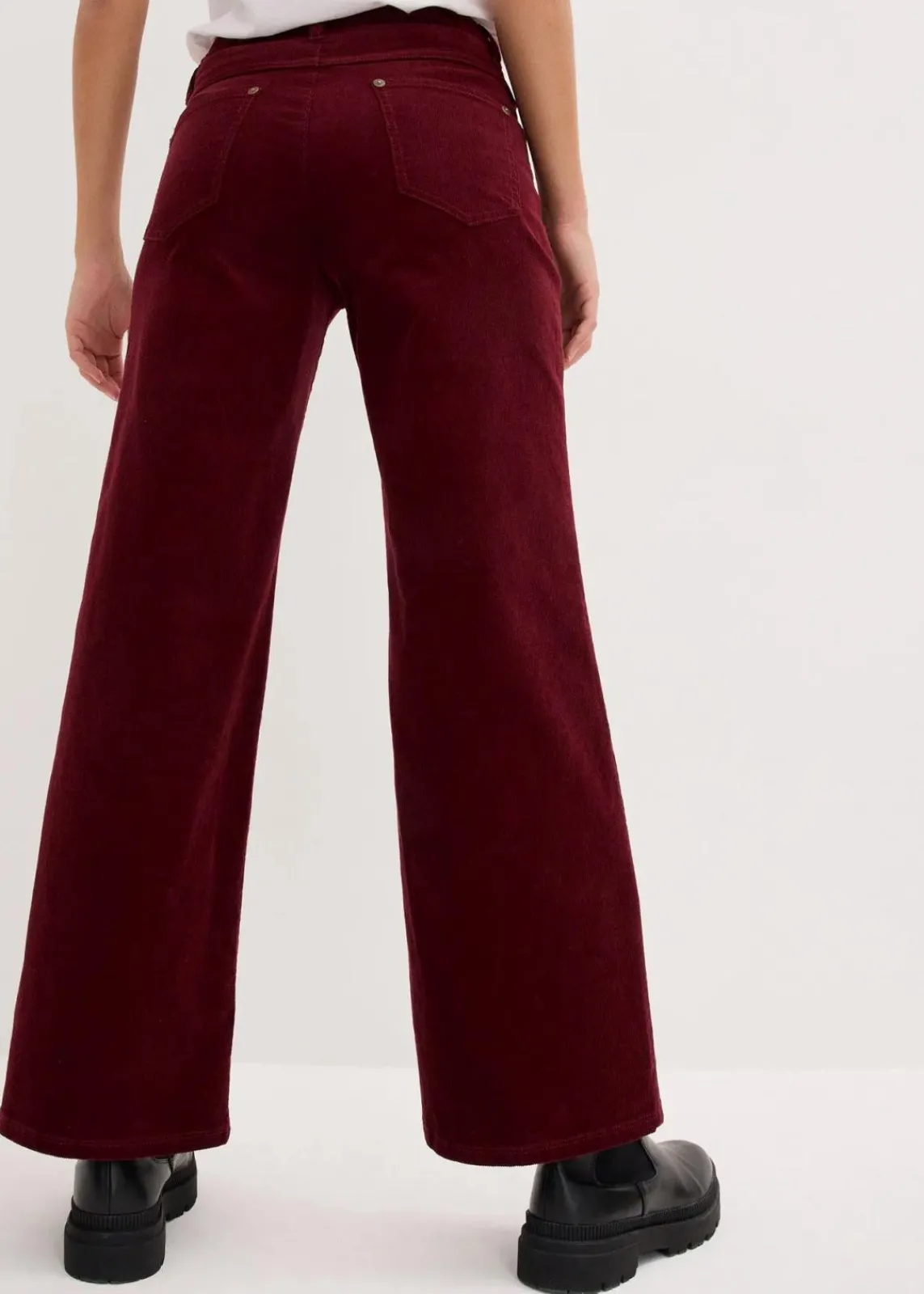 bonprix Bekleidung·Kleider|Hosen^Cordhose im Marlene-Stil ahornrot