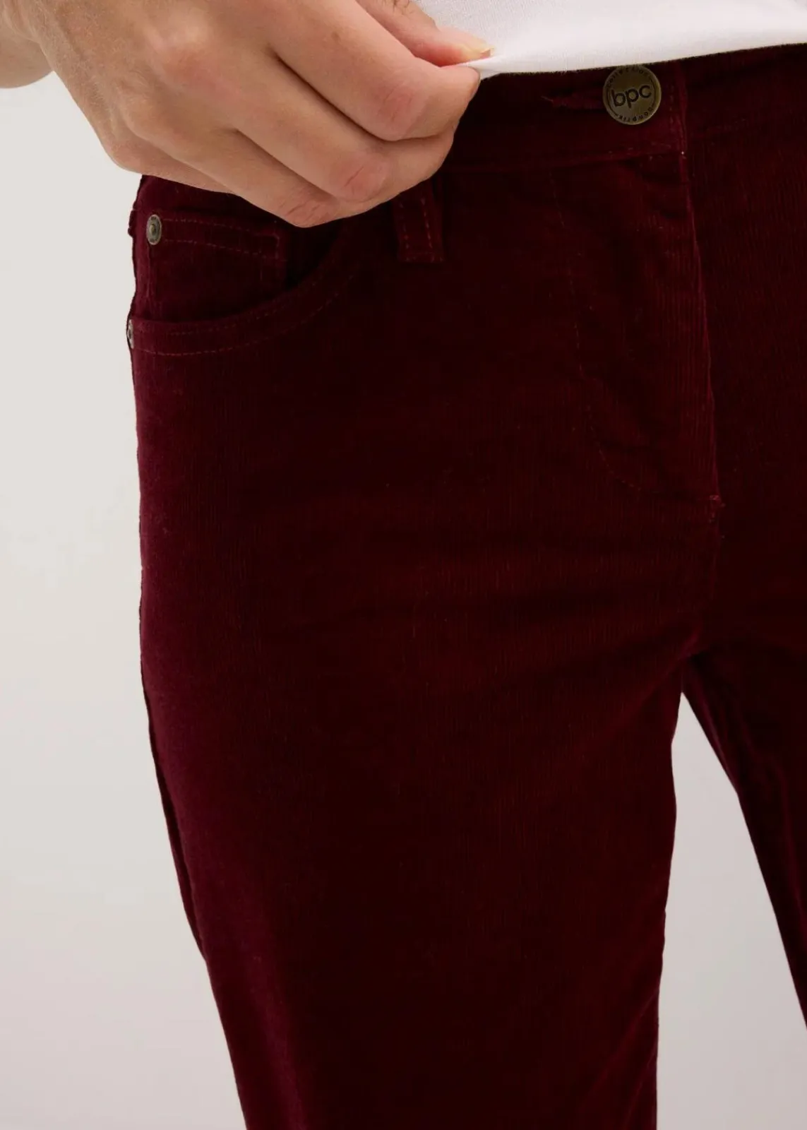 bonprix Bekleidung·Kleider|Hosen^Cordhose im Marlene-Stil ahornrot