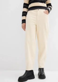 bonprix Bekleidung·Kleider|Hosen^Cordhose in Barellform naturbeige