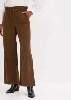 bonprix Hosen^Cordhose mit weitem Bein braun