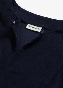 bonprix Bekleidung·Pullover & Strickjacken|Kleider^Cordkleid aus Baumwolle tintenblau