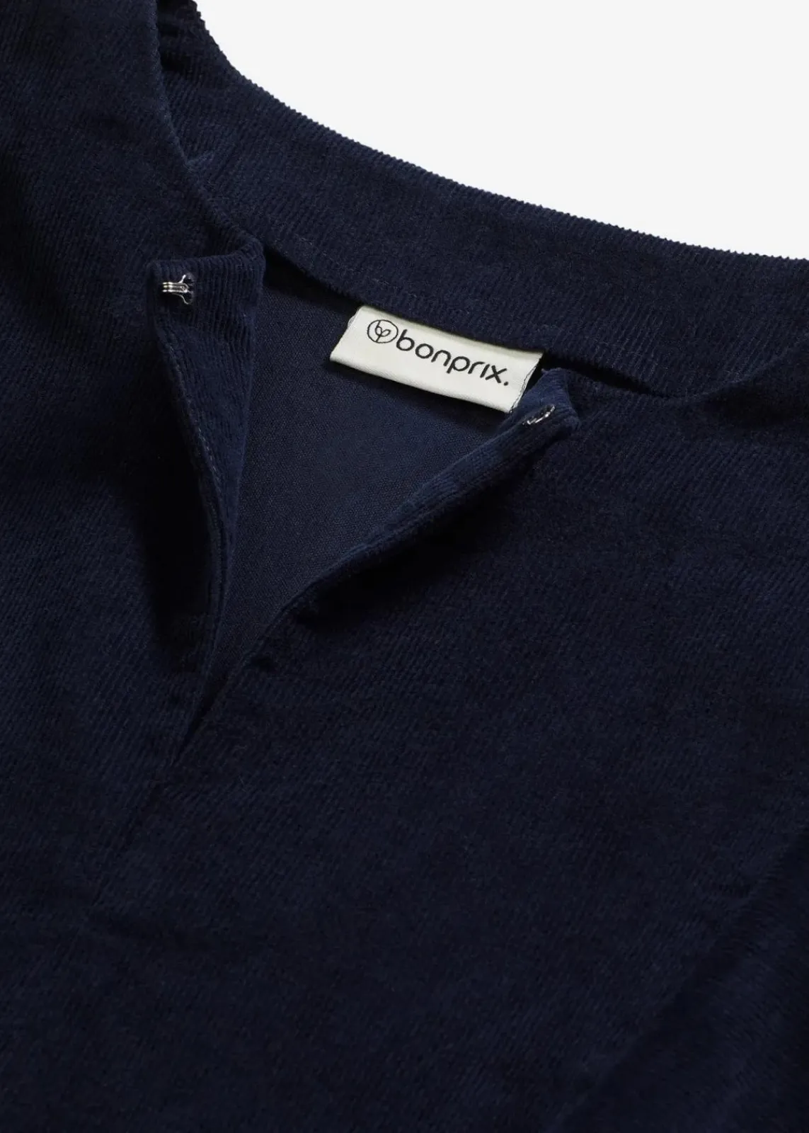 bonprix Bekleidung·Pullover & Strickjacken|Kleider^Cordkleid aus Baumwolle tintenblau