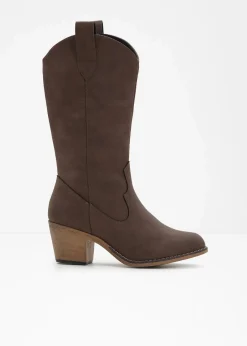 bonprix Stiefel^Cowboy Stiefel dunkelbraun