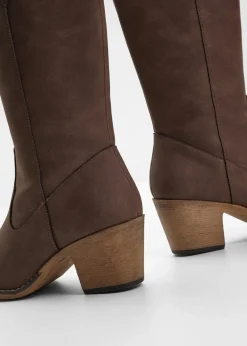bonprix Stiefel^Cowboy Stiefel dunkelbraun