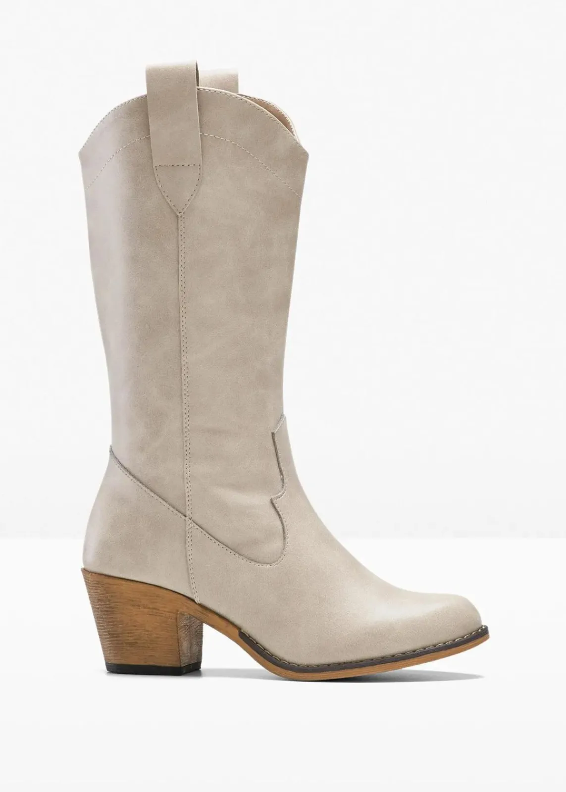 bonprix Stiefel^Cowboy Stiefel taupe