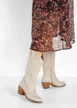 bonprix Stiefel^Cowboy Stiefel taupe