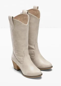 bonprix Stiefel^Cowboy Stiefel taupe