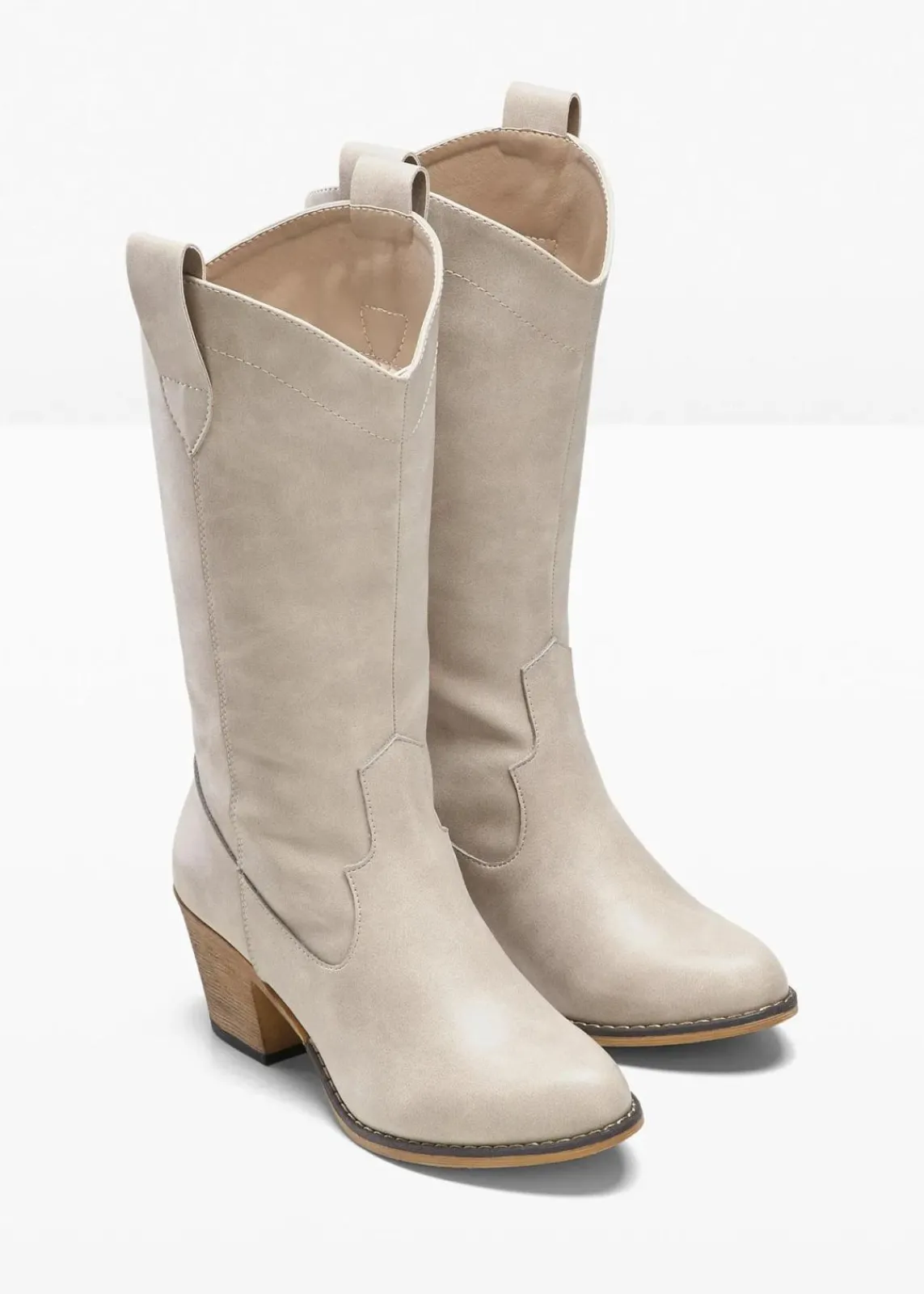 bonprix Stiefel^Cowboy Stiefel taupe