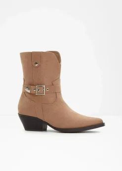 bonprix Stiefeletten^Cowboy-Boots camel