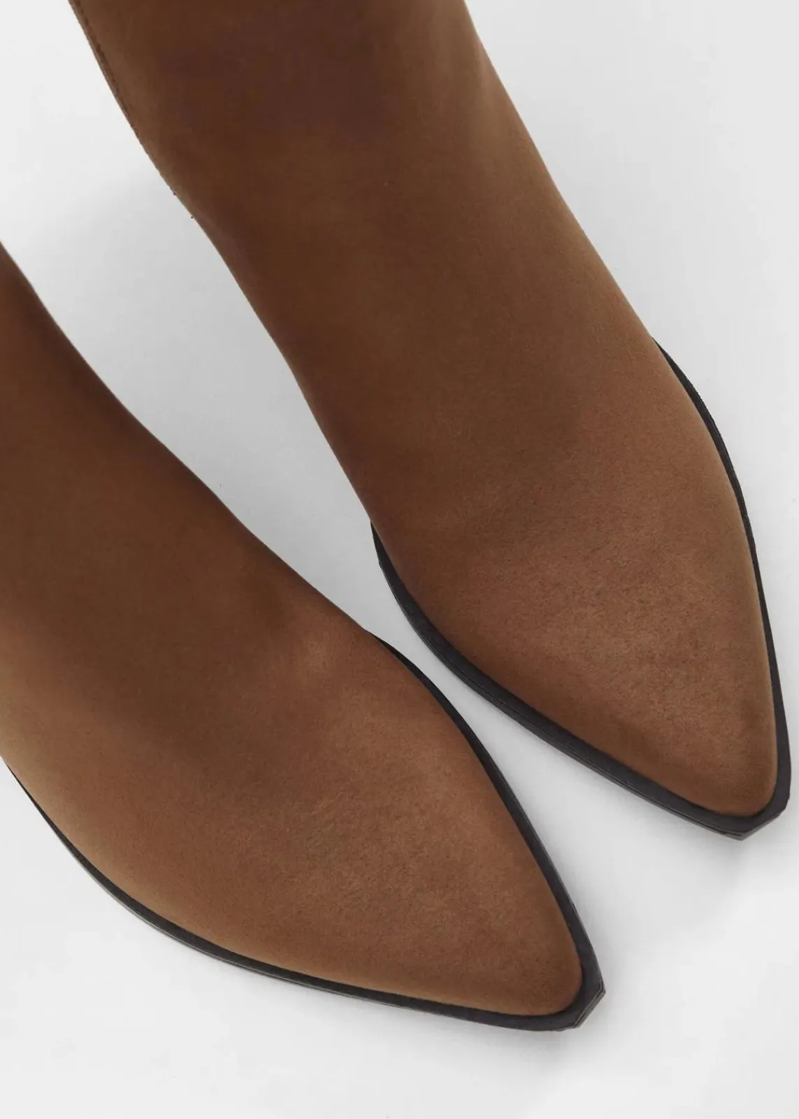 bonprix Stiefeletten^Cowboy-Boots mit Blockabsatz gewürzbraun