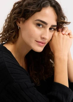 bonprix Schmuck|Schuhe & Accessoires In Spezialgrößen·Schmuck^Creolen silberfarben rhodiniert