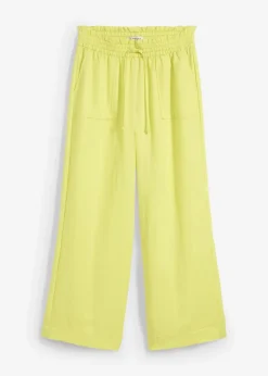 bonprix Hosen|Bekleidung·Kleider^Culotte aus fließendem Lyocell-Mix zitrusgelb