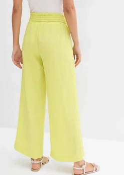 bonprix Hosen|Bekleidung·Kleider^Culotte aus fließendem Lyocell-Mix zitrusgelb