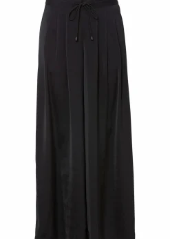 bonprix Bekleidung·Kleider|Hosen^Culotte aus fließendem Satin schwarz