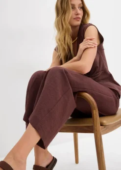 bonprix Bekleidung·Kleider|Hosen^Culotte aus fließendem Viskose-Mix terrabraun