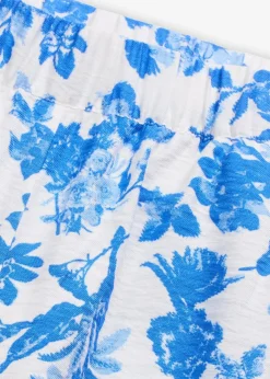 bonprix Bekleidung·Kleider|Hosen^Culotte aus fließendem Viskose-Mix weiß bedruckt