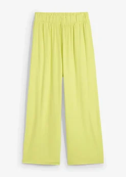 bonprix Nachhaltigere Materialien|Hosen^Culotte aus fließender Viskose zitrusgelb