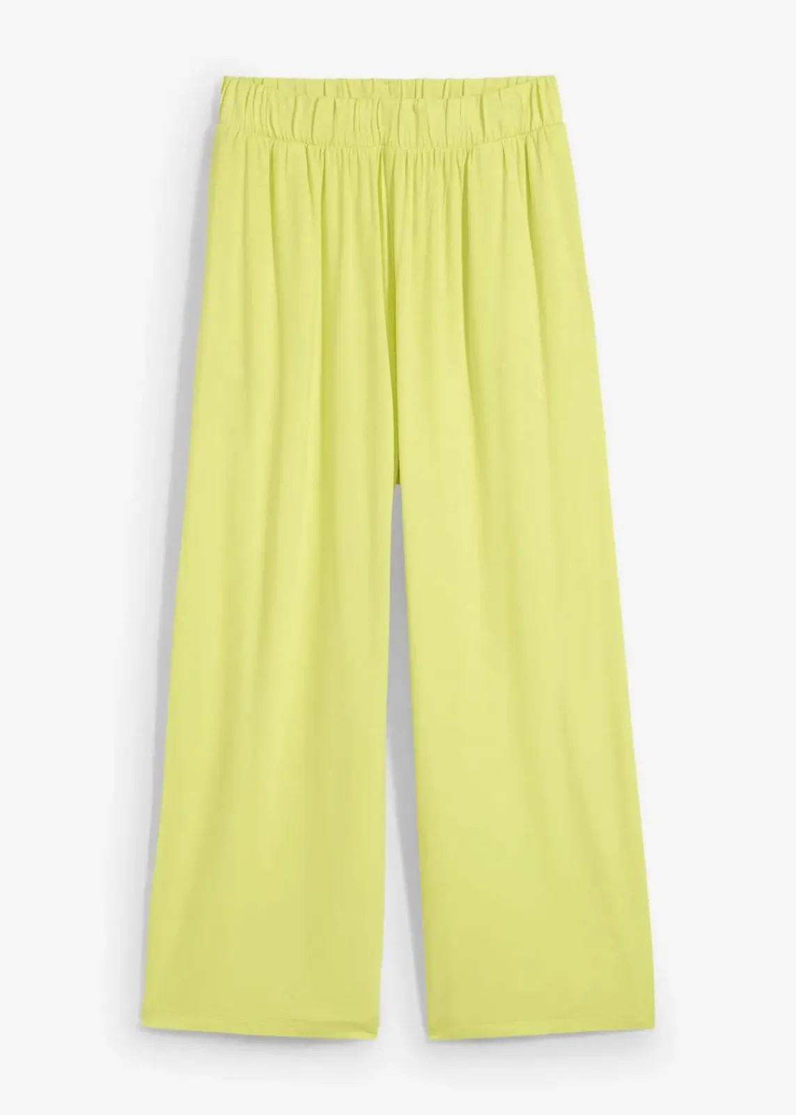 bonprix Nachhaltigere Materialien|Hosen^Culotte aus fließender Viskose zitrusgelb