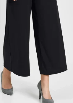 bonprix Bekleidung·Kleider|Hosen^Culotte aus Jersey schwarz
