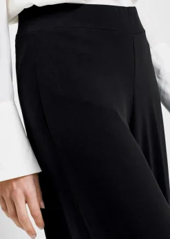 bonprix Bekleidung·Kleider|Hosen^Culotte aus Jersey schwarz