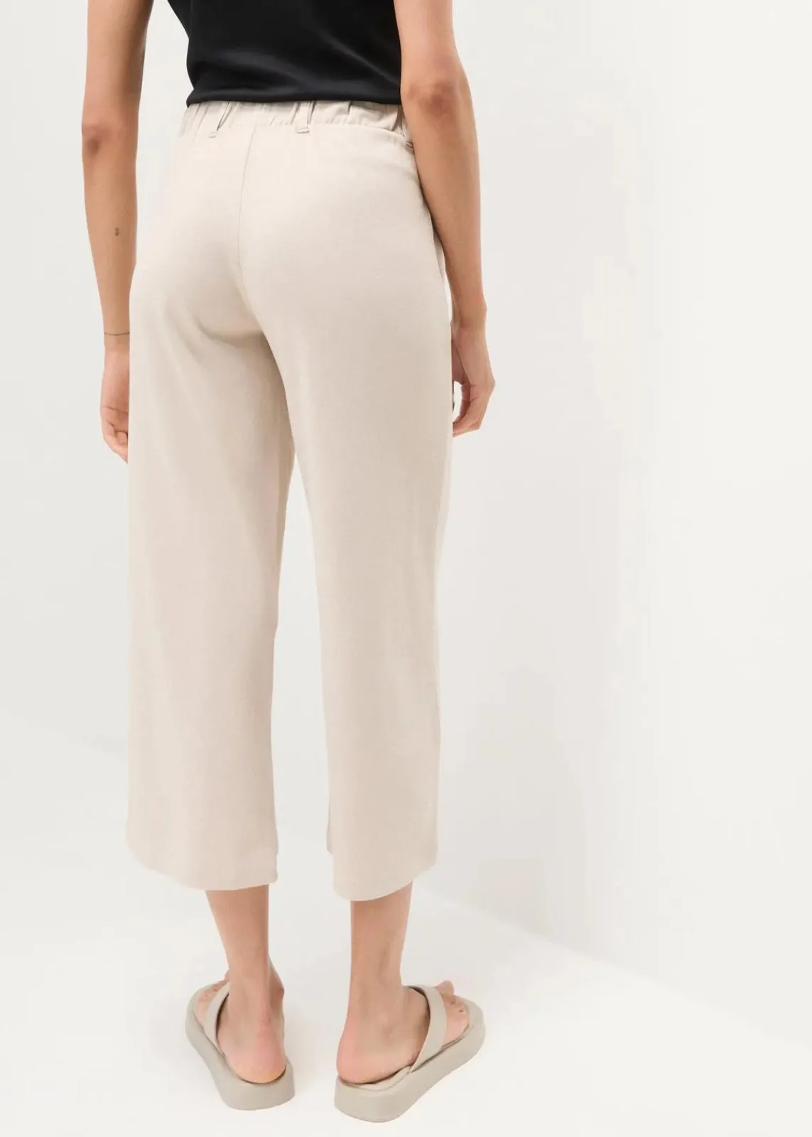bonprix Hosen|Bekleidung·Kleider^Culotte aus reiner Bio-Baumwolle kitt