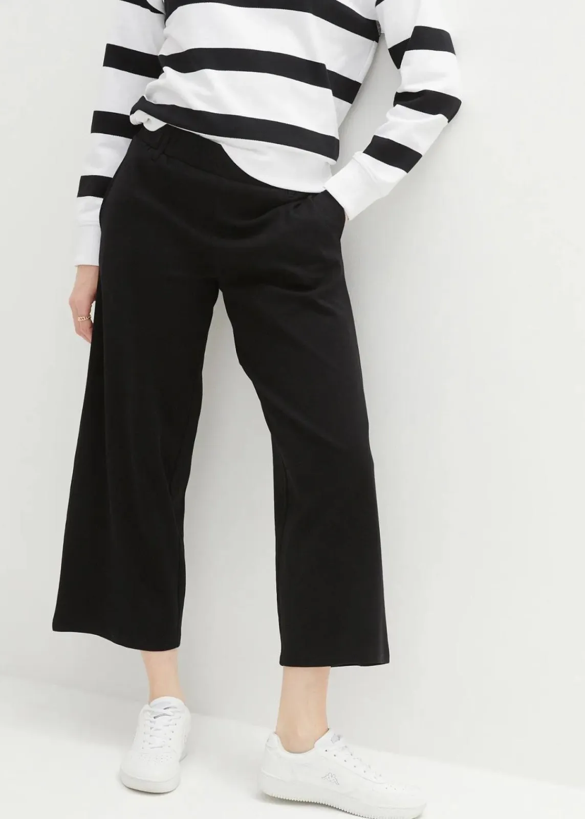 bonprix Bekleidung·Kleider|Hosen^Culotte aus reiner Bio-Baumwolle schwarz