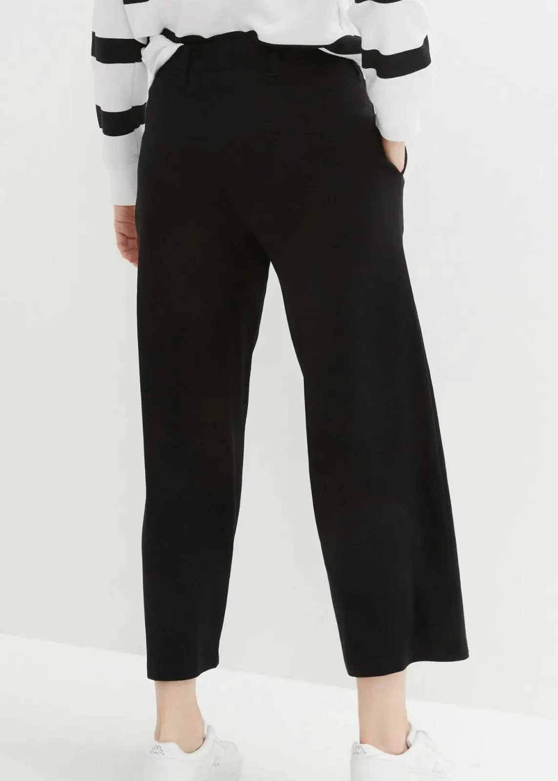 bonprix Bekleidung·Kleider|Hosen^Culotte aus reiner Bio-Baumwolle schwarz