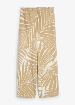 bonprix Bekleidung·Kleider|Hosen^Culotte aus softem Viskose-Mix wollweiß/new beige bedruckt