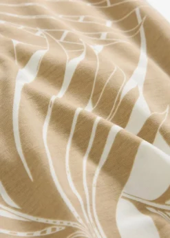 bonprix Bekleidung·Kleider|Hosen^Culotte aus softem Viskose-Mix wollweiß/new beige bedruckt