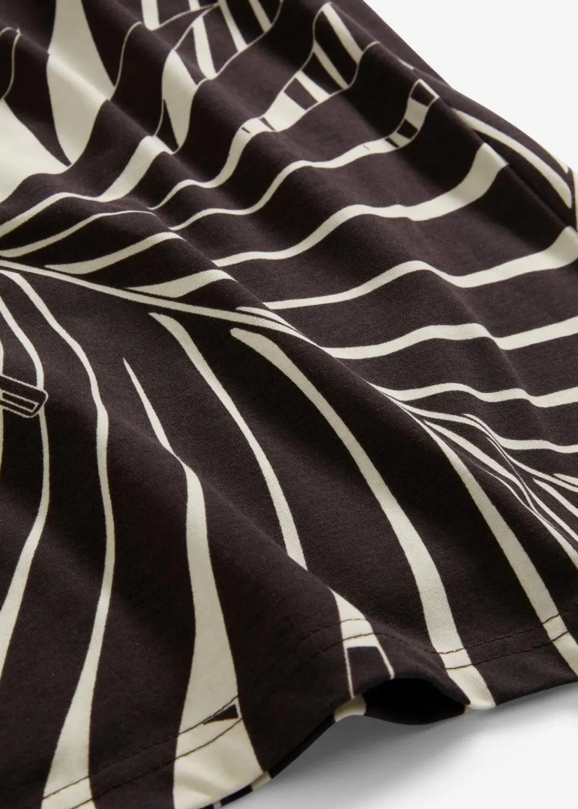bonprix Nachhaltigere Materialien|Hosen^Culotte aus softem Viskose-Mix natur/dunkelbraun bedruckt