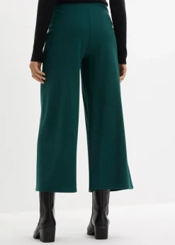 bonprix Hosen|Bekleidung·Kleider^Culotte aus Viskos-Mix tiefgrün
