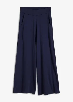 bonprix Hosen|Bekleidung·Kleider^Culotte aus Viskos-Mix dunkelblau