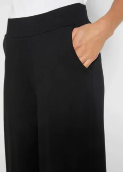 bonprix Bekleidung·Kleider|Hosen^Culotte aus Viskos-Mix schwarz