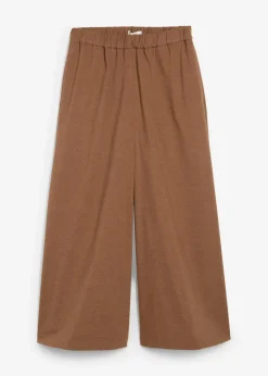 bonprix Hosen|Bekleidung·Kleider^Culotte in Wolloptik pimentbraun meliert