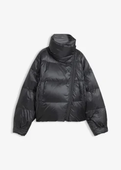 bonprix Bekleidung·Hosen|Nachhaltigere Materialien^Daunenjacke mit recycelten Daunen​ wasserabweisend anthrazit