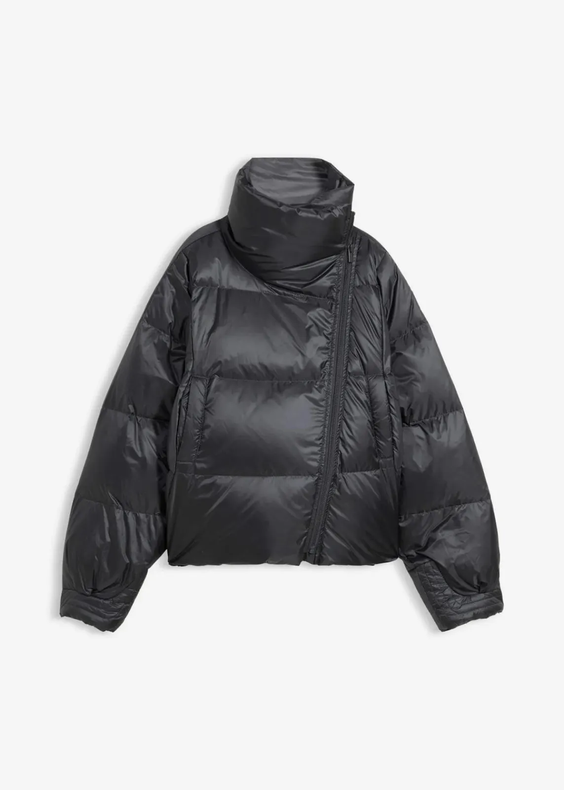 bonprix Bekleidung·Hosen|Nachhaltigere Materialien^Daunenjacke mit recycelten Daunen wasserabweisend anthrazit