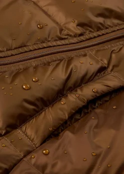 bonprix Bekleidung·Hosen|Nachhaltigere Materialien^Daunenjacke mit recycelten Daunen wasserabweisend pimentbraun