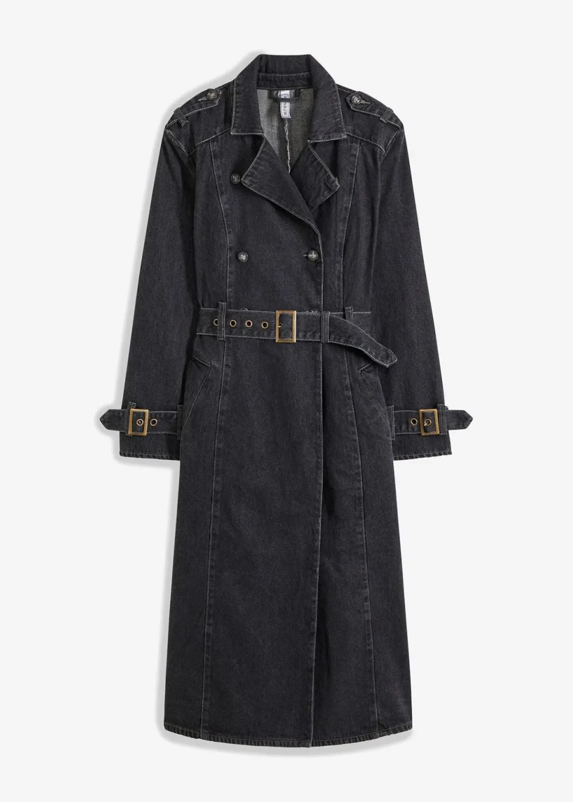 bonprix Jacken & Mäntel|Bekleidung·Hosen^Denim Trenchcoat grau denim