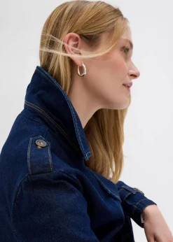 bonprix Jacken & Mäntel^Denim Trenchjacke nachtblau denim