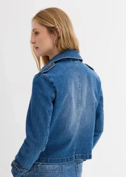 bonprix Jacken & Mäntel^Denim Trenchjacke hellblau denim
