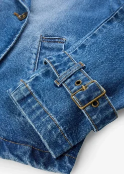 bonprix Jacken & Mäntel^Denim Trenchjacke hellblau denim