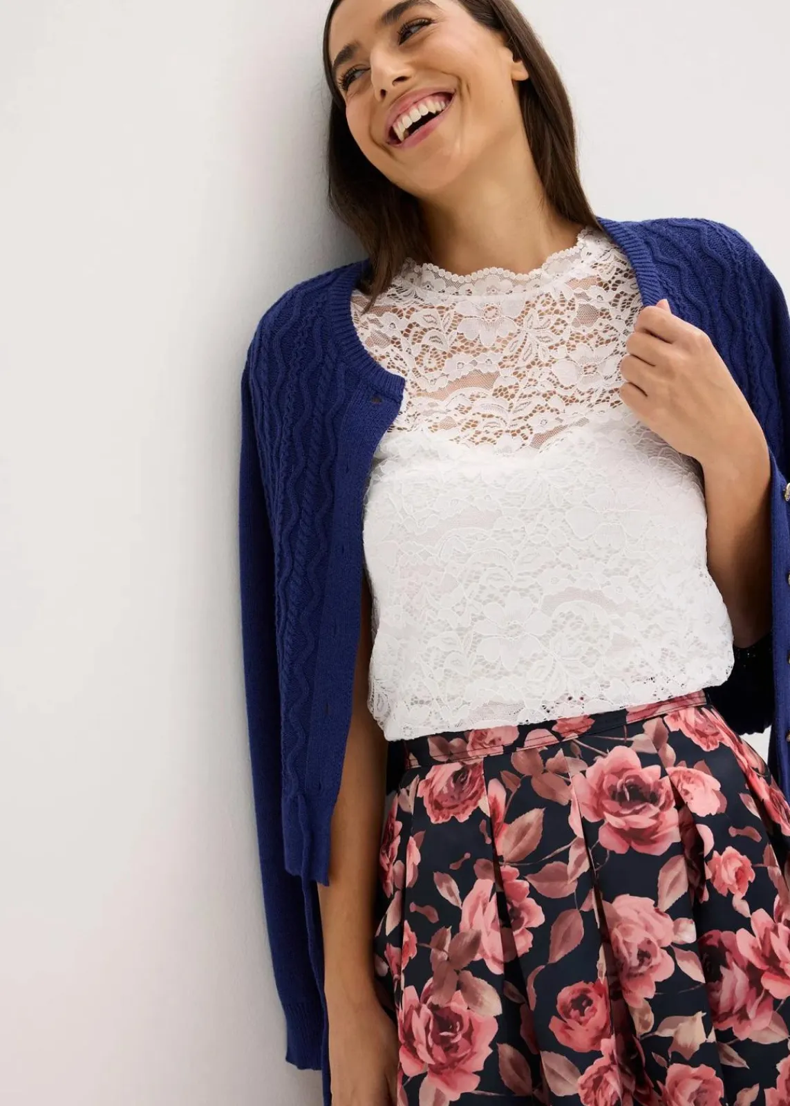 bonprix Bekleidung·Jacken & Mäntel|Blusen & Tuniken^Dirndlbluse weiß
